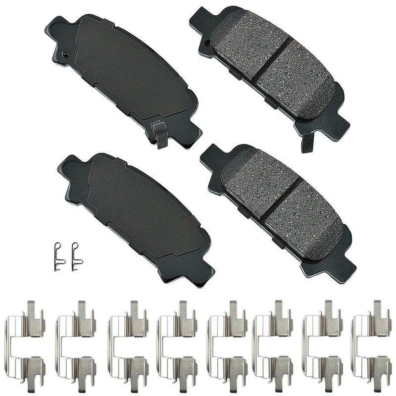 Akebono OEM Rear Ceramic Brake Pads For 2000-2010 Subaru Legacy 10 Yr Warranty