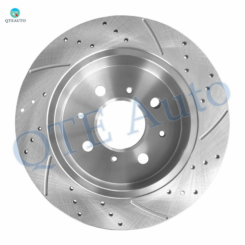 Rear Drilled Slotted Brake Disc Rotors For 1992-2001 Acura Integra gallery