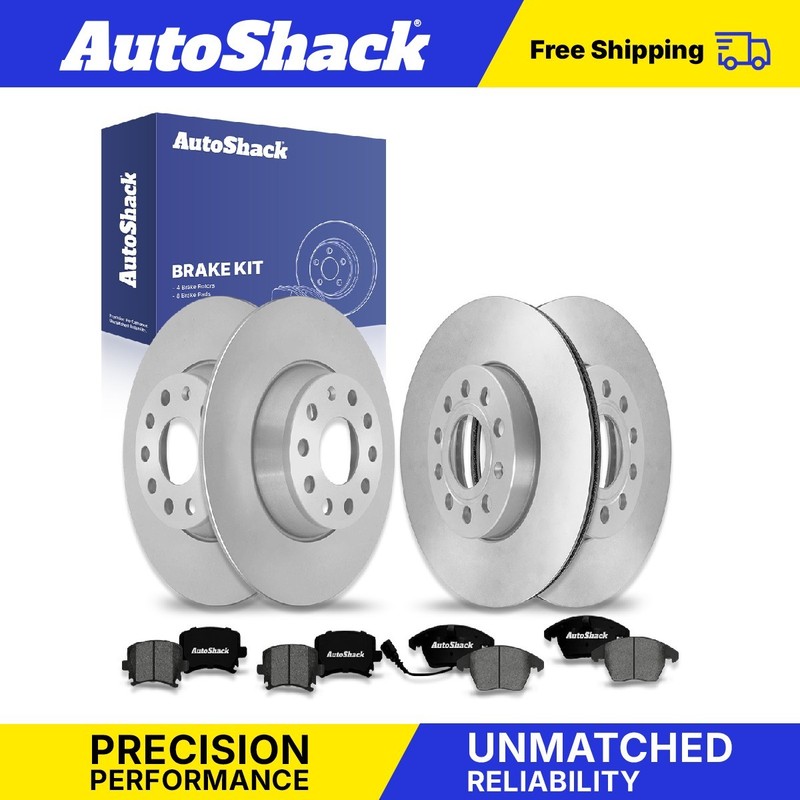 Front Rear Brake Rotors Premium Pads for Volkswagen, Jetta 2005-2009