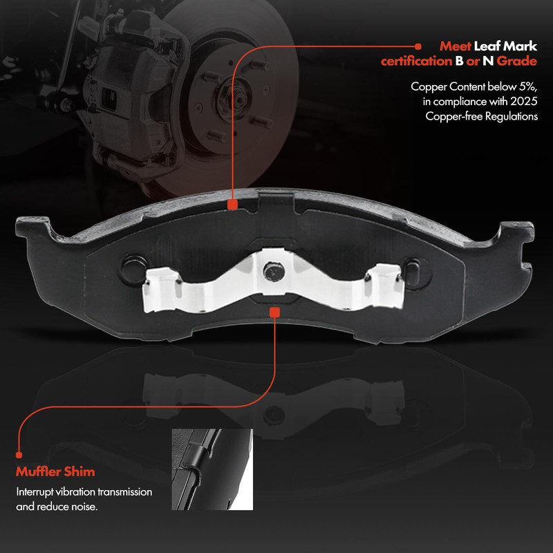 Front Disc Brake Rotors & Ceramic Pads + Calipers for Jeep Cherokee TJ Wrangler gallery