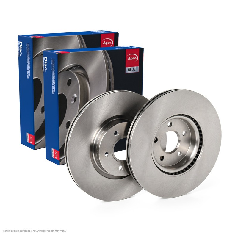 2X APEC Front Brake Discs for VOLVO V50 2003-12 320mm Vented SDK6740
