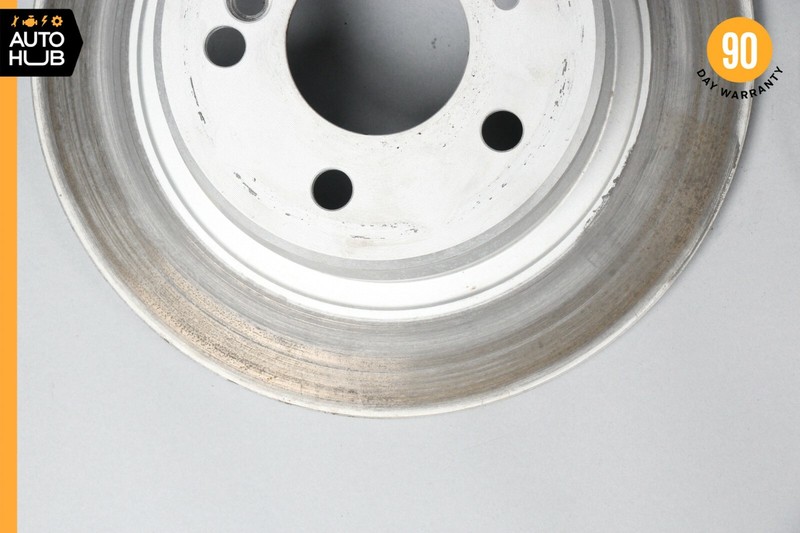 90-95 Mercedes R129 SL500 300SL Rear Brake Rotors Disc Left and Right Set OEM gallery