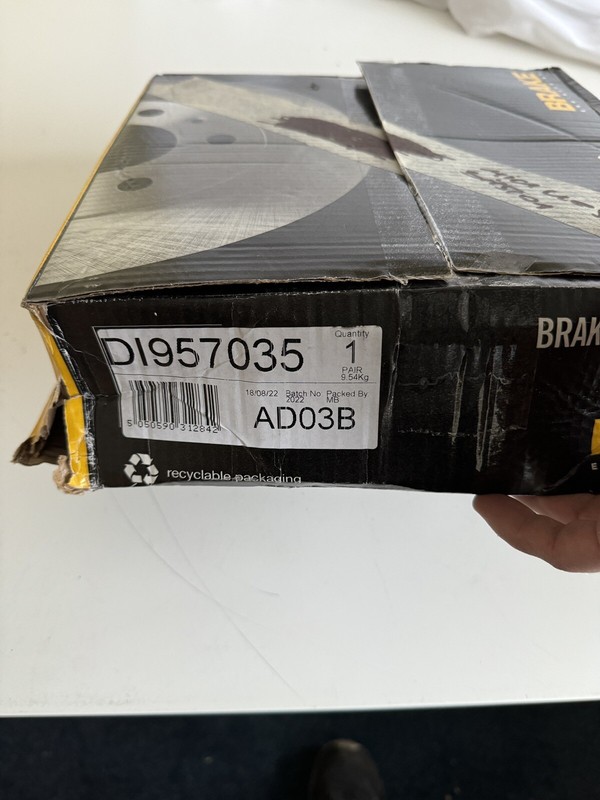2x Brake Discs Pair fits VAUXHALL GRANDLAND X Rear 1.2 1.5D 1.6D 2.0D Rusted gallery
