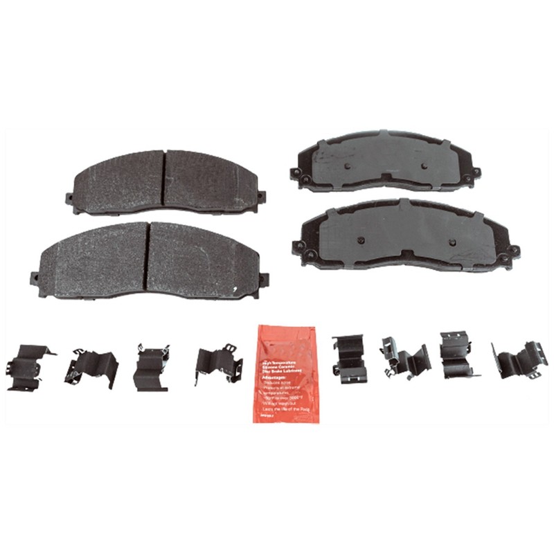 Disc Brake & Pad Kit For 13-17 F-250 Super Duty Front LH RH Cross-drilled RWD gallery