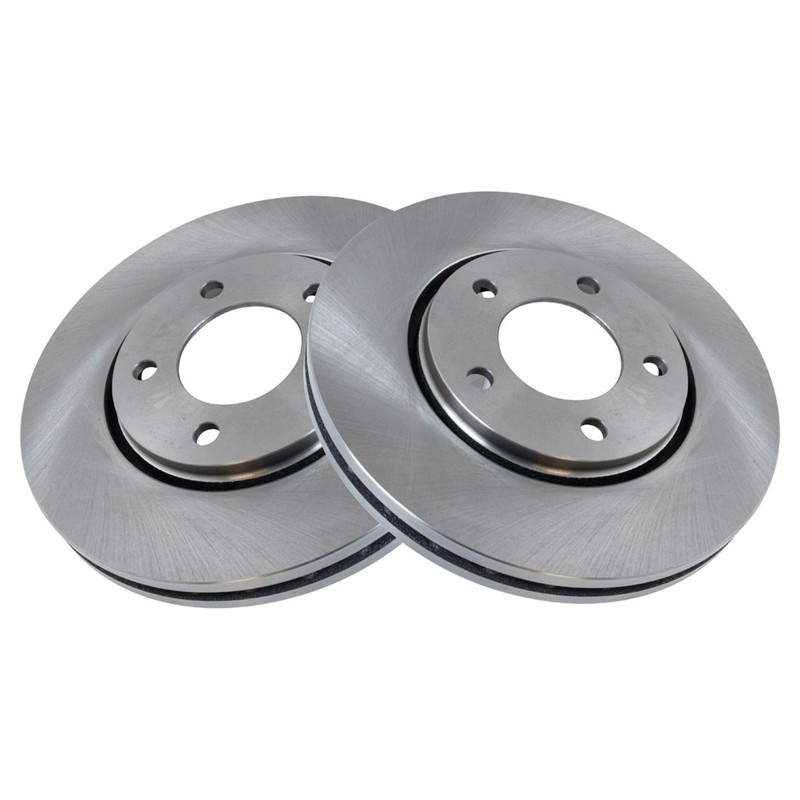 TRQ Front Brake Rotor Pair Set for Dodge Caravan Voyager Town & Country gallery