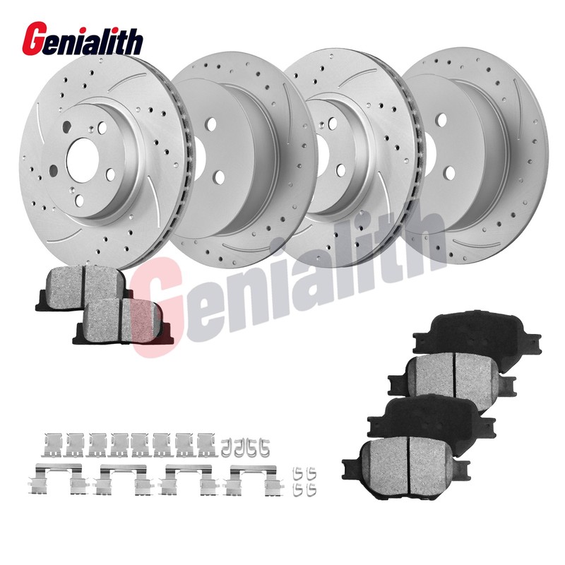 Front Rear Disc Rotors Brake Pads Kit for Scion TC 2005-2007 2008 2009 2010