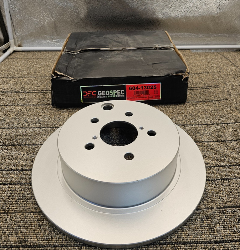 Dynamic Friction 604-13025 Disc Brake Rotor For Select 12-22 Subaru Models