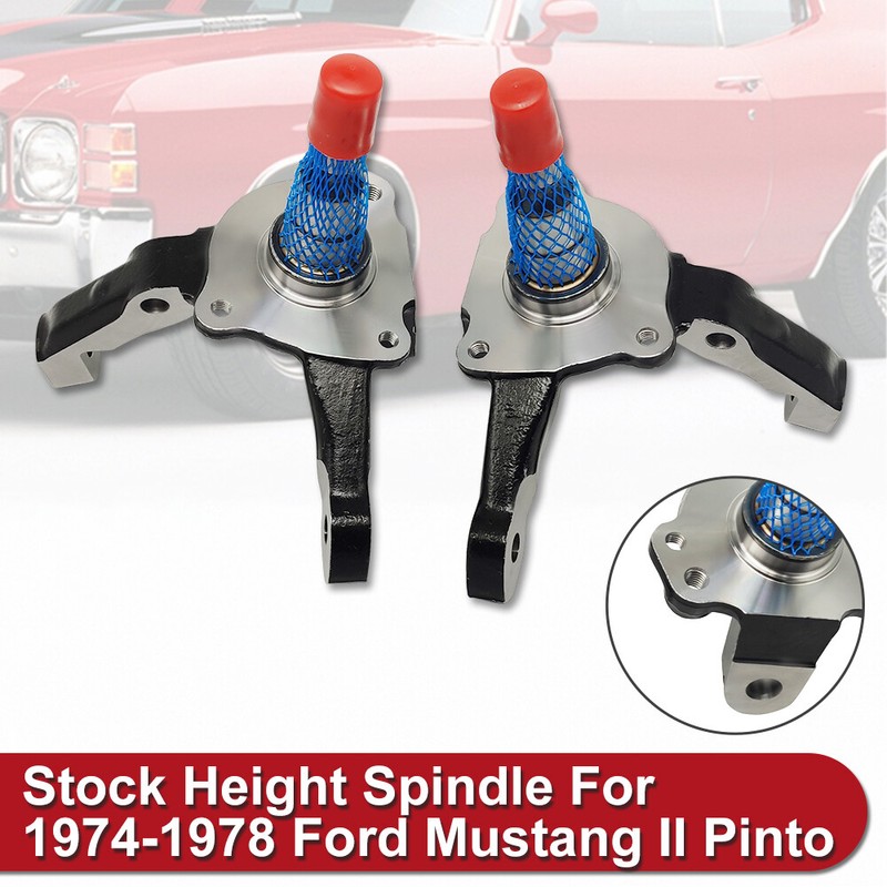 1 Pair Forged Stock Ride Height Spindle Fits Mustang II 1974-1978