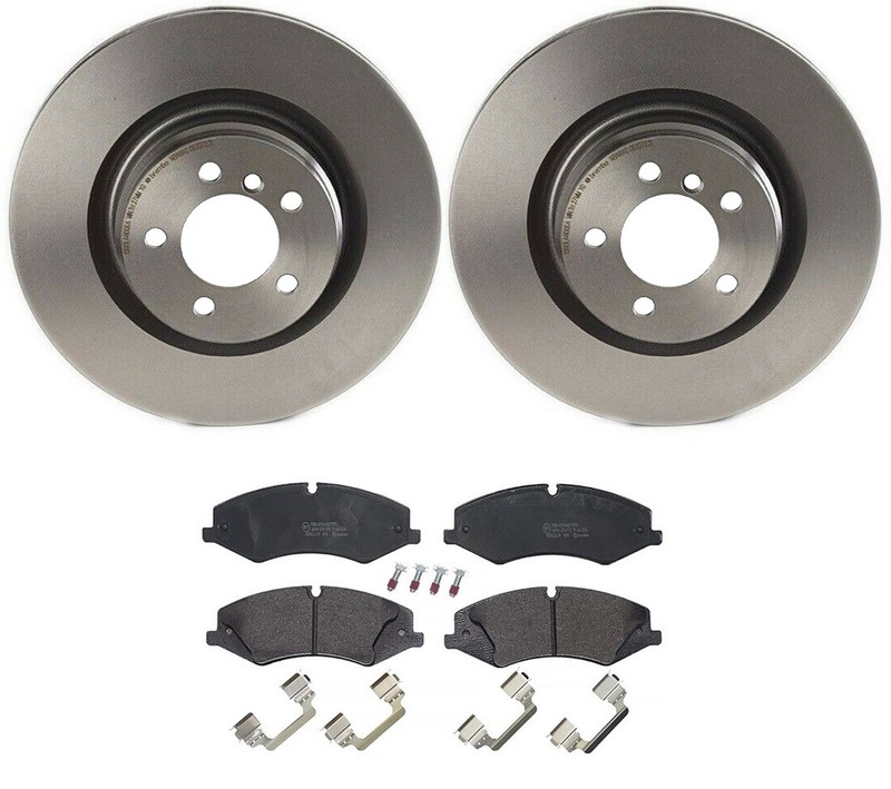 Brembo Front Brake Kit Low-Met Pads & Disc Rotors 360mm For Range Rover HSE 5.0
