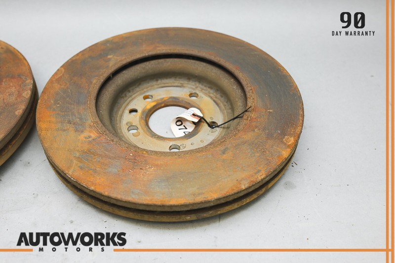 17-20 Jaguar XE X260 Front Left & Right Side Brake Rotor Disk Set of 2 OEM gallery