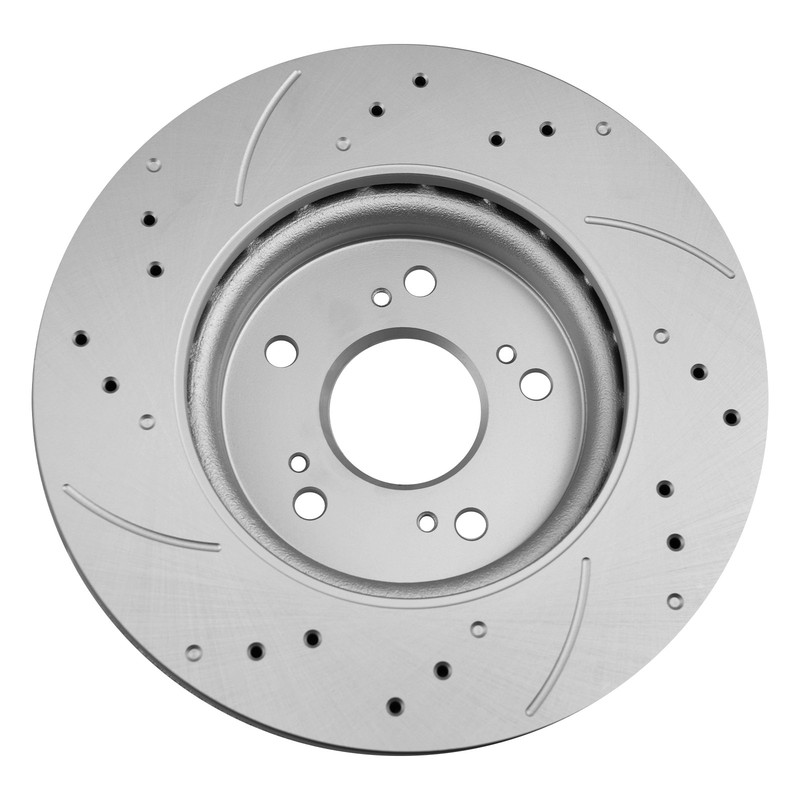 Front Drilled Brake Rotor & Pads + Caliper for Honda CR-V 07-16 Crosstour Acura gallery