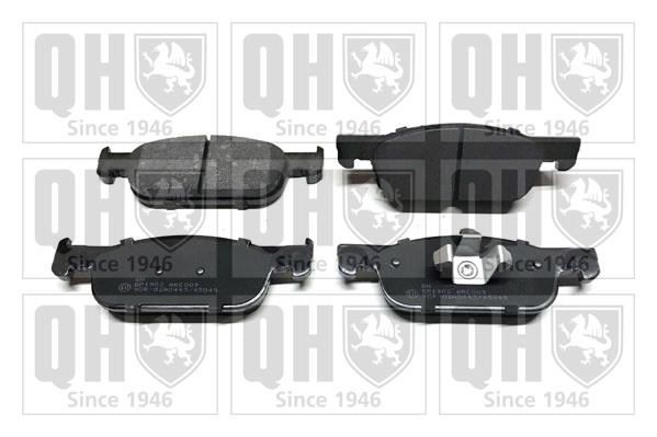 Brake Pad Set For Disc Front 49mm Height For Dacia Renault Quinton Hazell BP1902 gallery