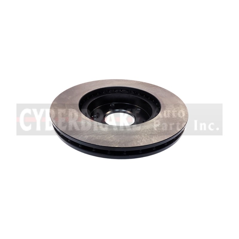 FRONT Premium Black E-Coat Rotor Pair of 2 Fits 03-08 Hyundai Tiburon gallery