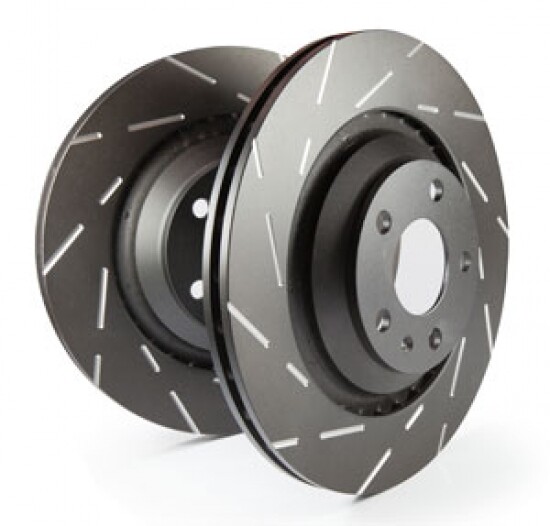 EBC USR Slotted Rear Rotors For 2003-2013 Mazda 3 / Set of Two / USR1315