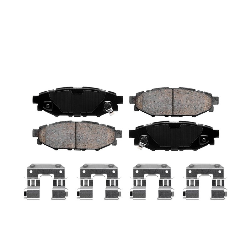 11.26'' Rear Drilled Rotors Brake Pads for Subaru Forester Impreza Outback BRZ gallery