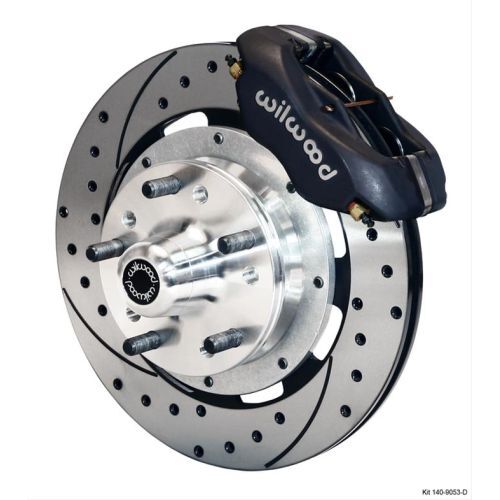 Wilwood 140-9053D Disc Brake Front 12.19 In. Diameter Rotors Black 4-Piston
