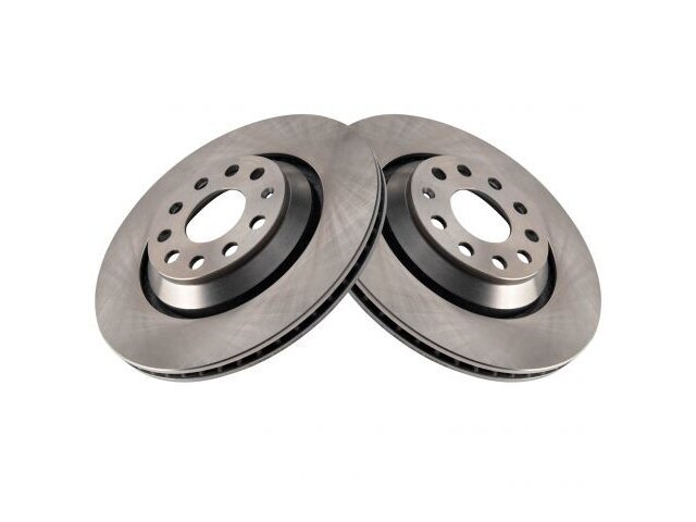 TRQ 73TS65W Rear Brake Rotor Set Fits 2009-2016 VW CC 3.6L V6