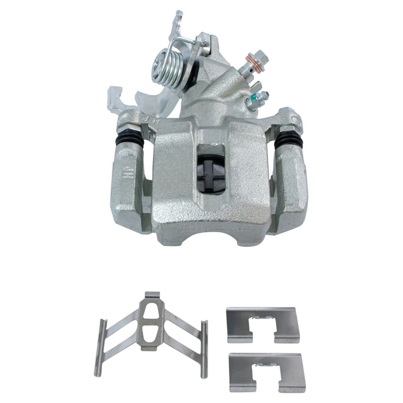 TRQ Rear Posi Ceramic Brake Pads Rotors & New Calipers Kit for Honda Acura gallery
