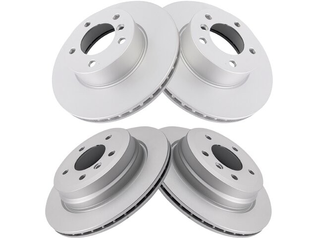 Front and Rear DIY Solutions Brake Rotor Set fits BMW 328i 2007 71YNVH