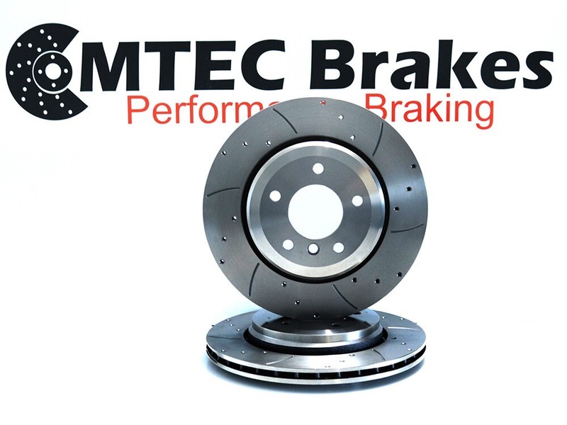 BMW X6 E71 35d 35i Xdrive 08 Front Ha Brake Discs 365mm 345mm Drilled Grooved gallery