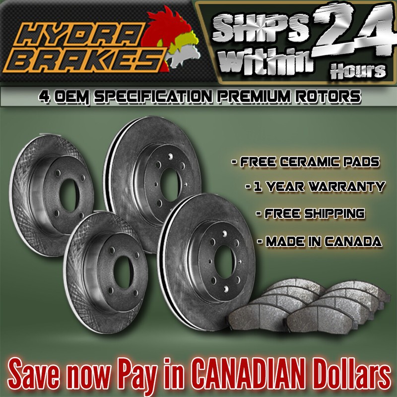 FITS 2017 2018 FORD F150 OE BLANK BRAKE ROTORS CERAMIC