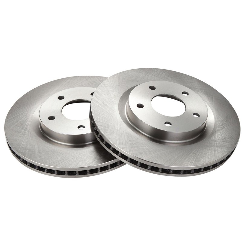 TRQ Front Brake Rotors Left & Right Pair Set For Nissan Sentra SE-R Rogue 2 gallery