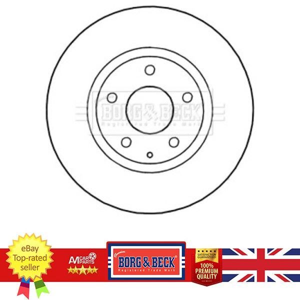 Brake Disc For Mazda 6 12-20 CX-5 11-17 GBFT33251A BORG & BECK BBD5302