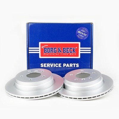 2x Brake Discs Pair Vented fits BMW X1 E84 2.0D Rear 09 to 15 300mm Set B&B New gallery