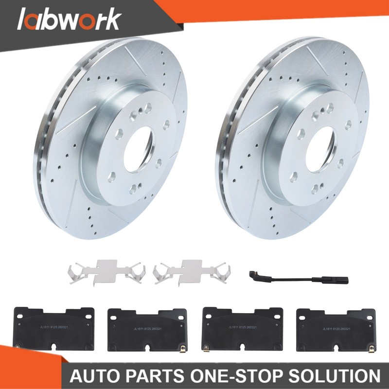 Labwork Brake Disc and Pad Kits 2-Wheel Set Front For Cadillac Escalade 21-23 gallery