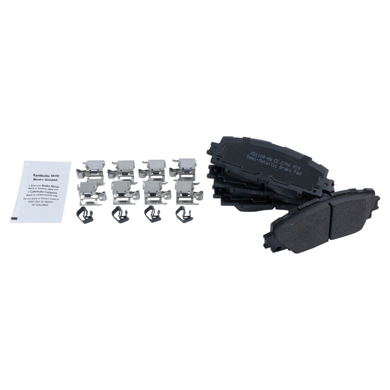 TRQ Brake Pad & Rotor Front Semi Metallic Kit for Scion IQ Toyota Prius C Yaris gallery