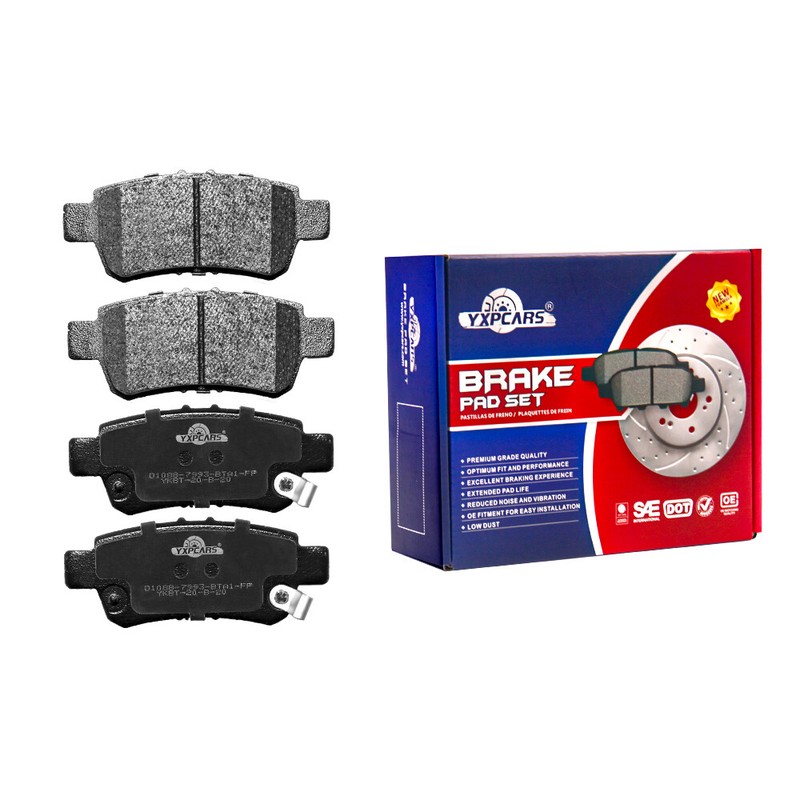 Front & Rear Drilled Brake Rotors & Ceramic Pads For 2005 - 2010 Honda Odyssey gallery