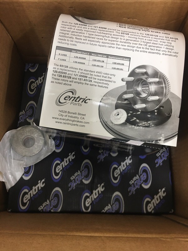 120.65128 Centric Brake Disc Front Driver or Passenger RWD for F150 Truck S#C30 gallery
