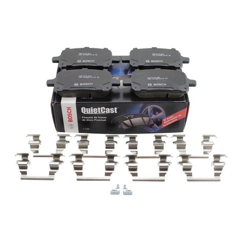 DuraGo Front Rotors Bosch QuietCast Ceramic Disc Brake Pads Kit For RX300 3.0 V6 gallery