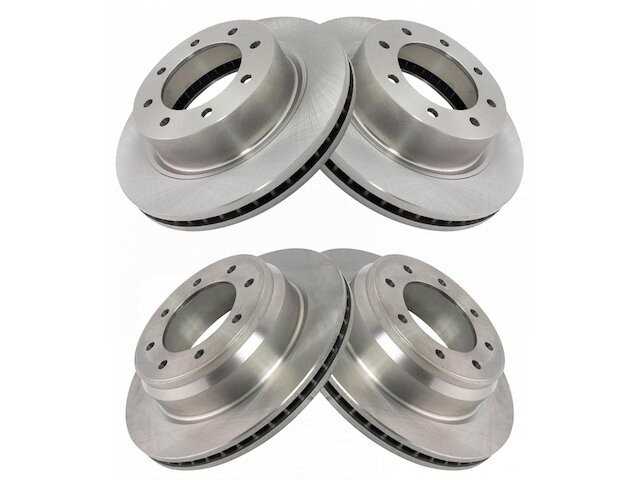 Front and Rear TRQ Brake Rotor Set fits Nissan NV1500 2012-2021 62FQSJ