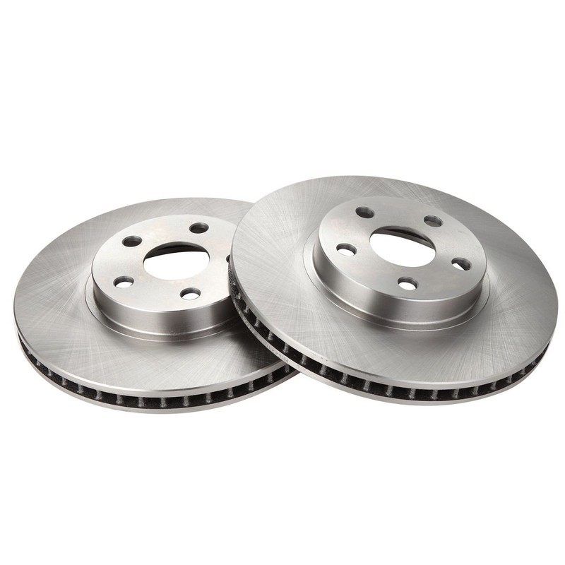TRQ Brake Rotor FRONT PAIR Set Kit for Corolla Matrix Vibe tC Celica gallery