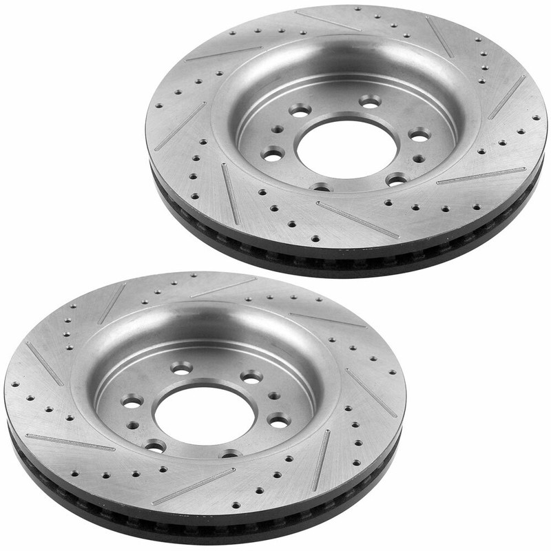 For Ford F150 Expedition Navigator 305mm Front Brake Rotors & Ceramic Brake Pads gallery