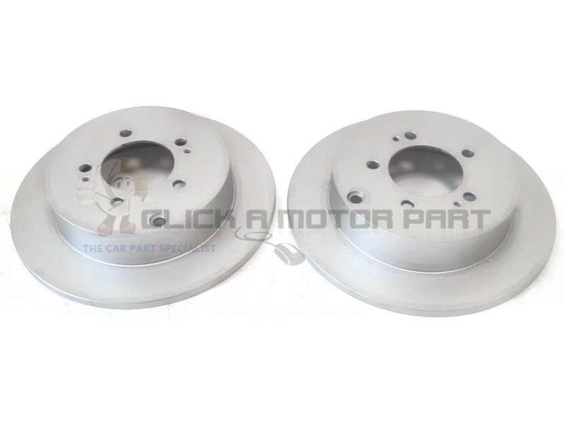 REAR BRAKE DISCS SET FOR MITSUBISHI OUTLANDER 2.0 2.2 2.4 Di-D 2007-2012