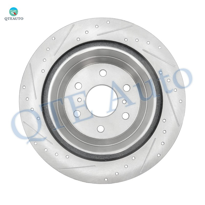 Rear 345mm Drilled Slotted Disc Brake Rotors For 2015-2020 GMC Yukon XL gallery