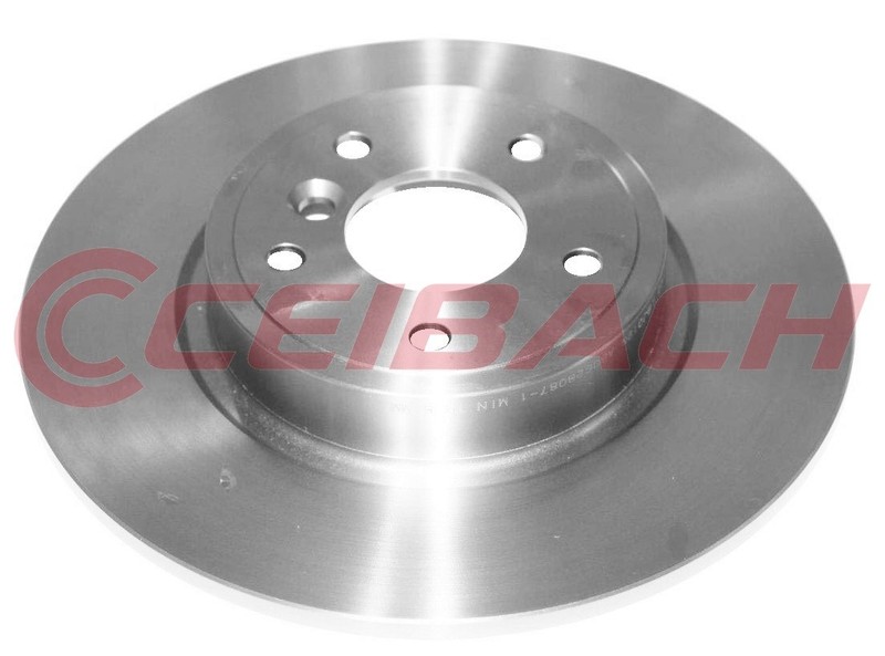 2x Ceibach Rear Brake Discs Pair 300mm Solid Fits Jaguar E-Pace Xe Xf T4N1742