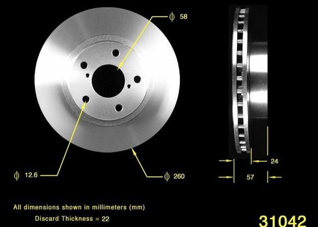 Bendix Premium Drum And Rotor Disc Brake Rotor P N Prt1698 gallery