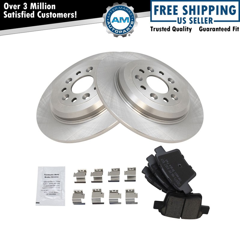Rear Ceramic Brake Pads & Rotors Kit for Freestyle Taurus Sable