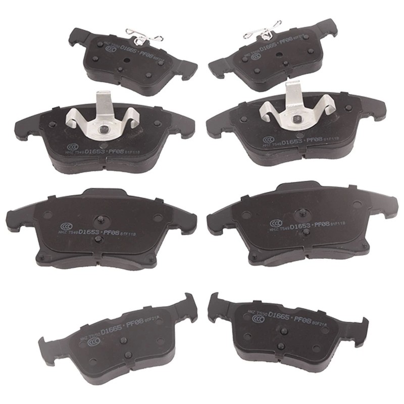 Front & Rear Ceramic Brake Pads For 2013-2020 Lincoln MKZ 2013-2020 Ford Fusion gallery