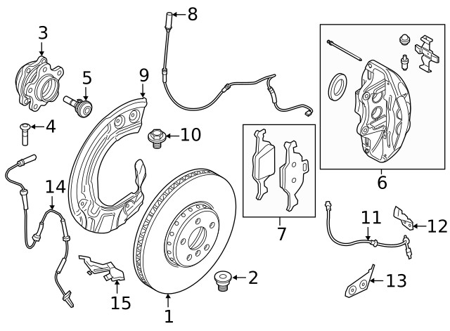 Genuine BMW Disc Brake Rotor 34-10-8-887-189 gallery