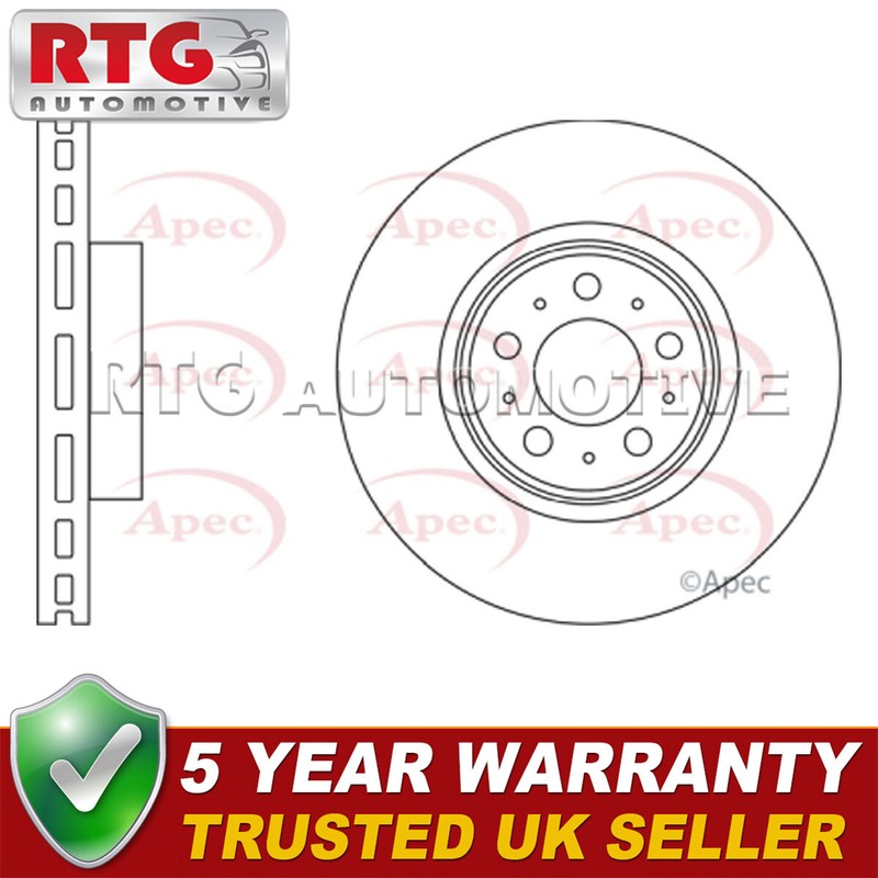 Front Brake Disc Fits Volvo S60 2003-2008 2.4 2.5 9475266
