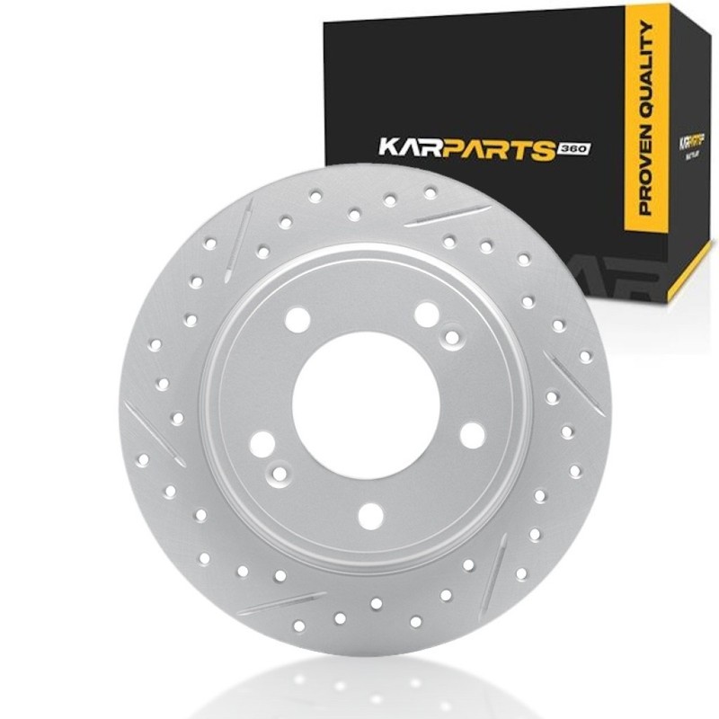 For Kia Forte5 2020-2023 Brake Rotor Rear 76 mm. / 2.99 in. Center Hole Diameter