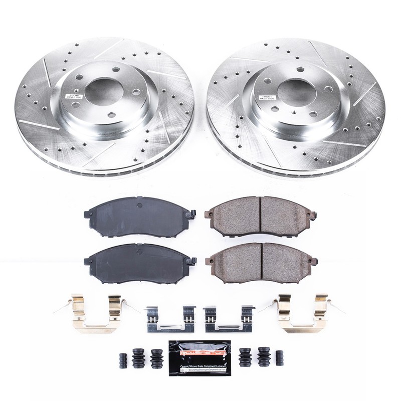 Power Stop for 08-12 Infiniti EX35 Front Z23 Evolution Sport Brake Kit