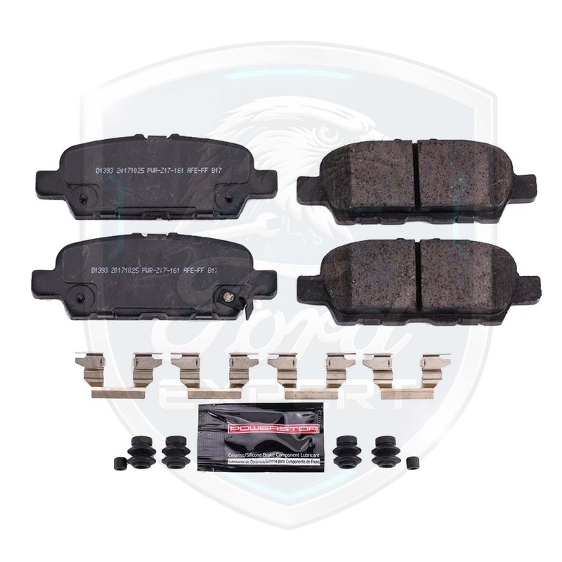 Premium OE Front & Rear Ceramic Brake Pads Kit For 2019-2024 Nissan Infiniti gallery