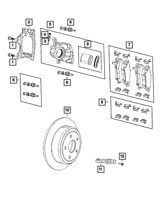 Genuine Mopar Brake Rotor 68273464ab gallery