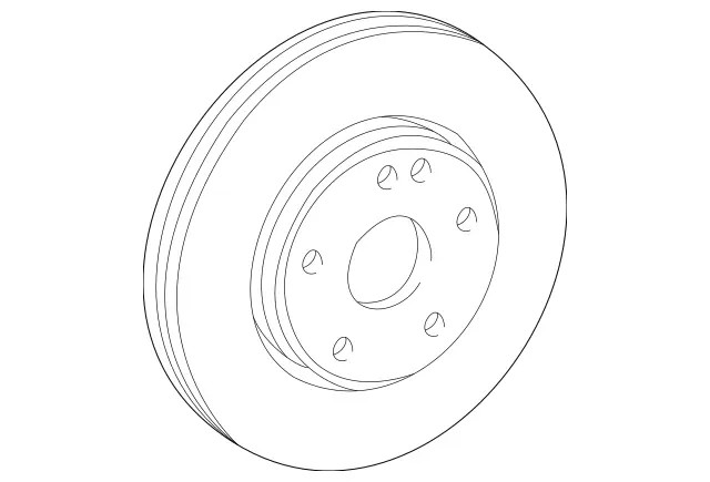 Genuine Mercedes-Benz Brake Disk 210-421-26-12-64