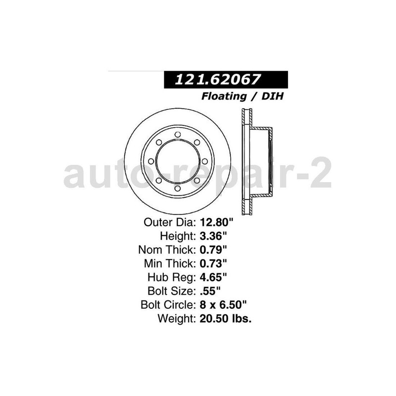 For 2000~2005 Cadillac DeVille C-Tek Rear Disc Brake Rotor gallery